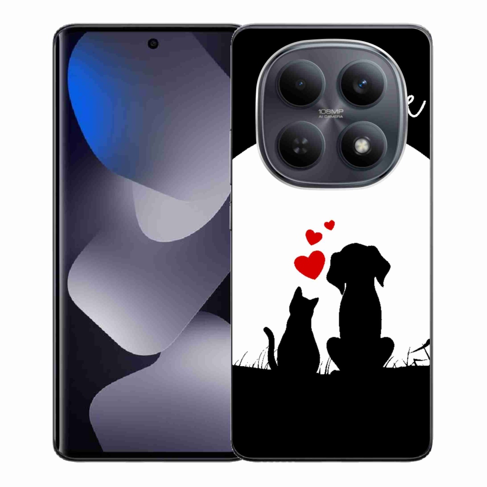 Gélový kryt mmCase na Xiaomi Redmi Note 15 4G - zvieracia láska