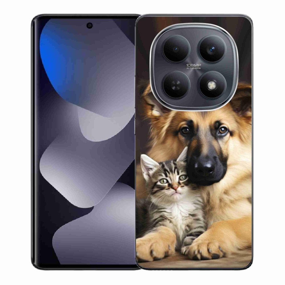 Gélový kryt mmCase na Xiaomi Redmi Note 15 4G - zvieracie priateľstvo