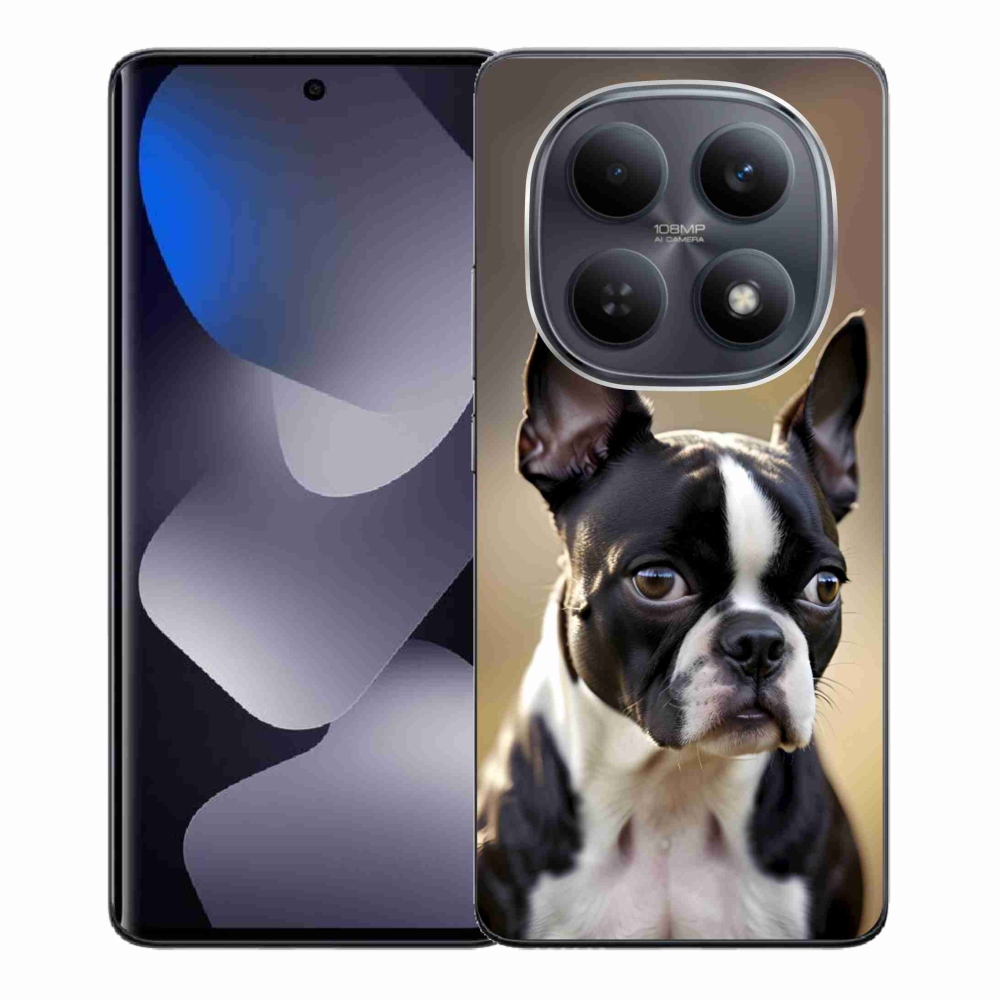 Gélový kryt mmCase na Xiaomi Redmi Note 15 5G/Poco M8 5G - bostonský teriér