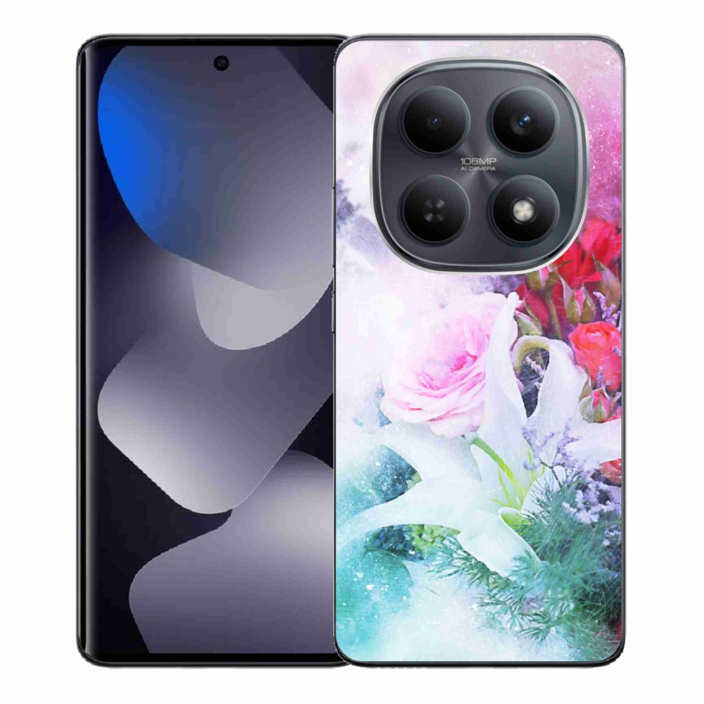 Gélový kryt mmCase na Xiaomi Redmi Note 15 5G/Poco M8 5G - kvety 4