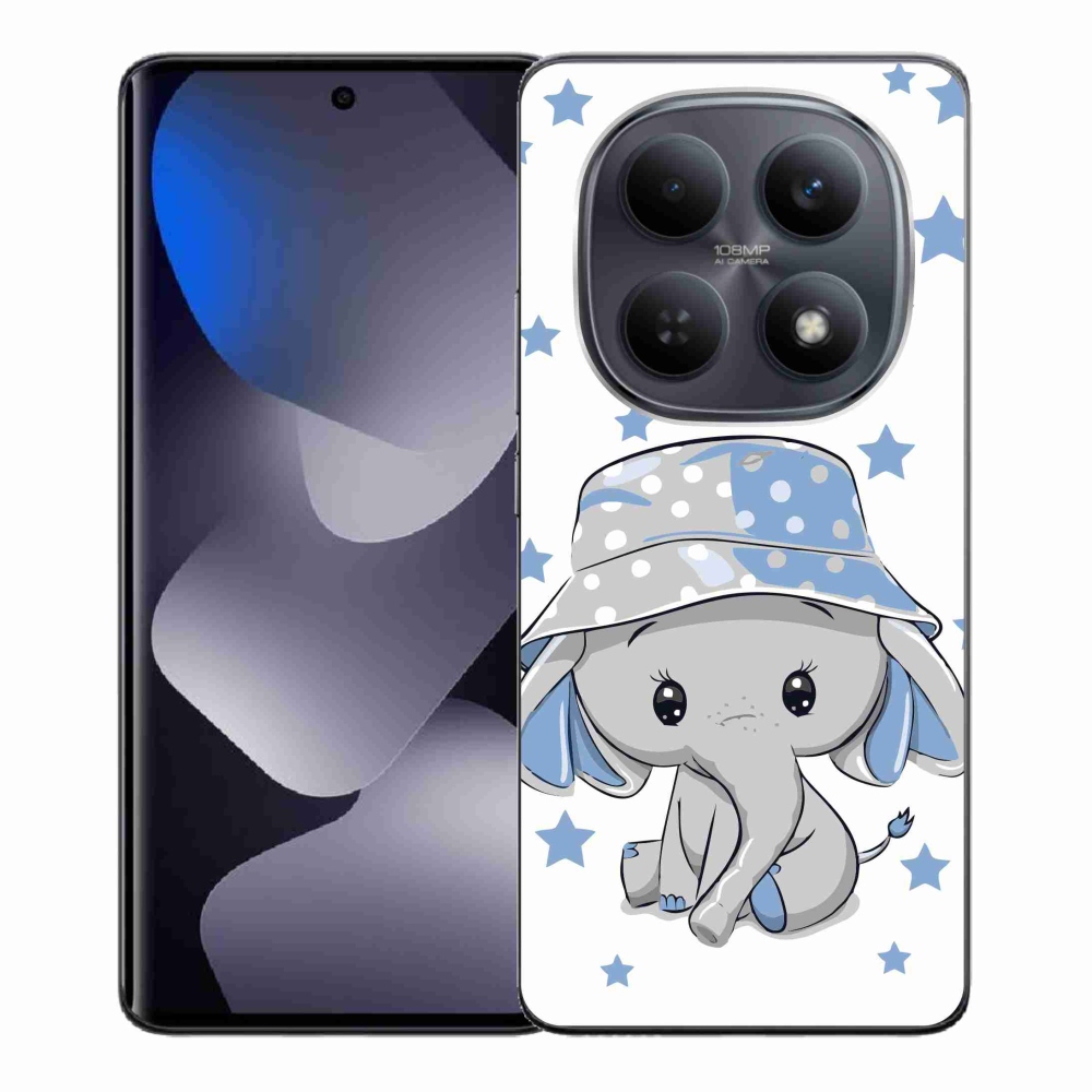 Gélový kryt mmCase na Xiaomi Redmi Note 15 5G/Poco M8 5G - modrý slon