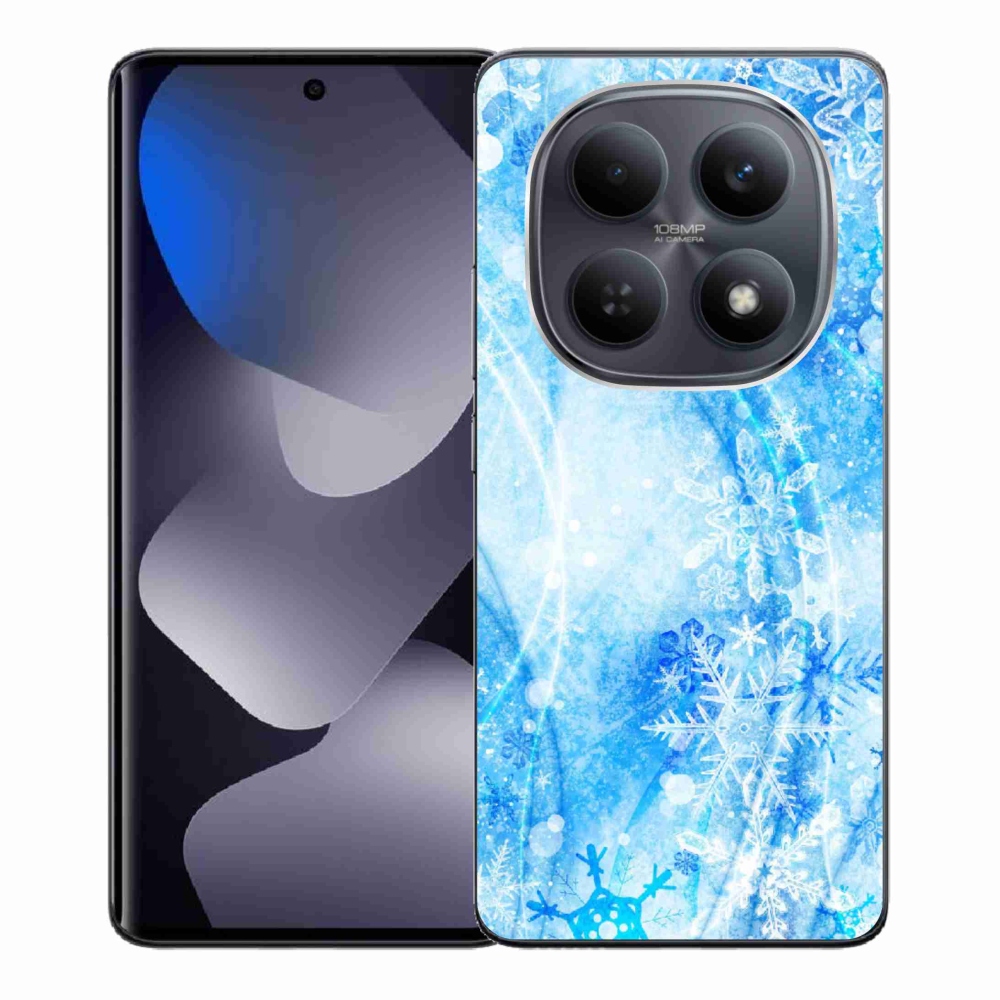 Gélový kryt mmCase na Xiaomi Redmi Note 15 5G/Poco M8 5G - snehové vločky