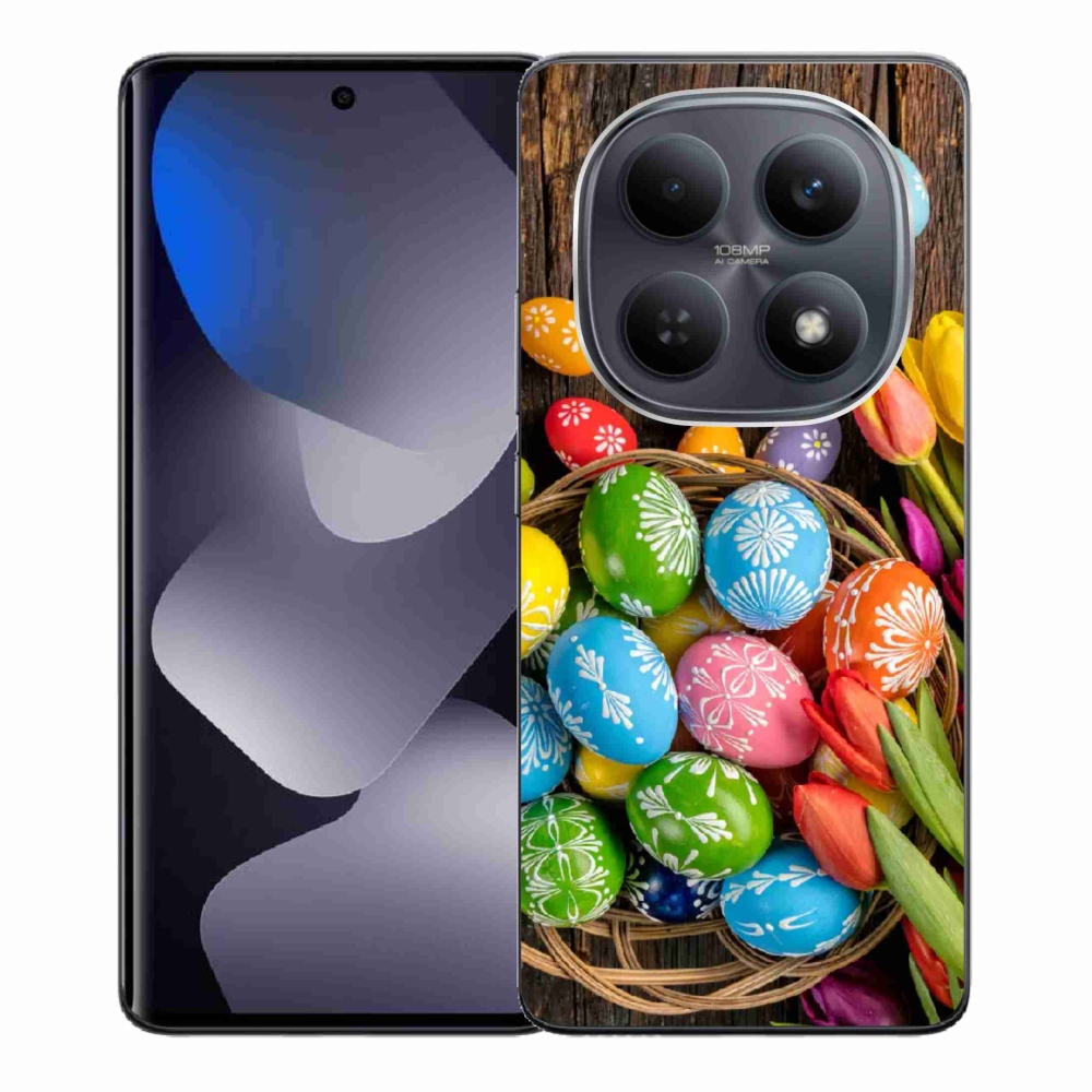 Gélový kryt mmCase na Xiaomi Redmi Note 15 5G/Poco M8 5G - veľkonočné vajíčka