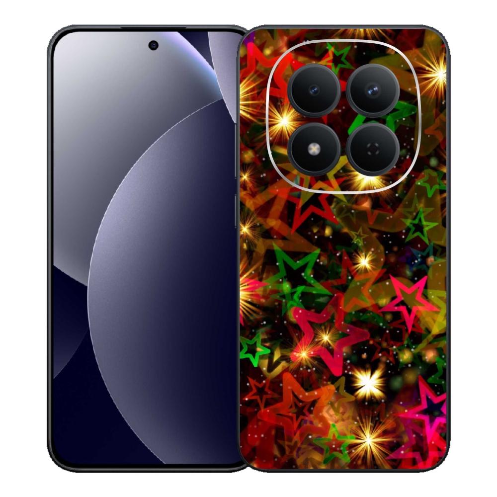 Gélový kryt mmCase na Xiaomi Redmi Note 15 Pro 5G - farebné hviezdičky