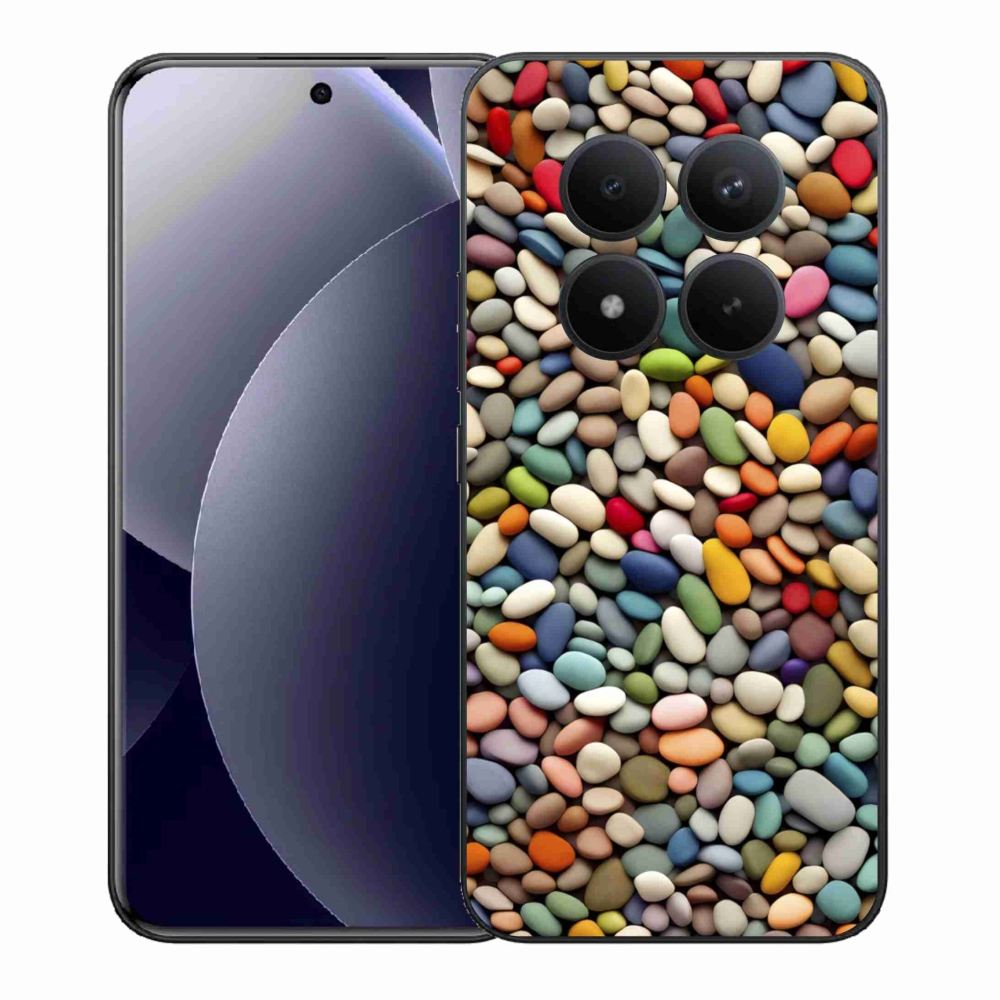 Gélový kryt mmCase na Xiaomi Redmi Note 15 Pro+ 5G/Xiaomi Poco M8 Pro 5G - farebné kamienky 2