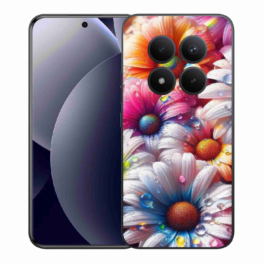 Gélový kryt mmCase na Xiaomi Redmi Note 15 Pro+ 5G/Xiaomi Poco M8 Pro 5G - farebné margaréty