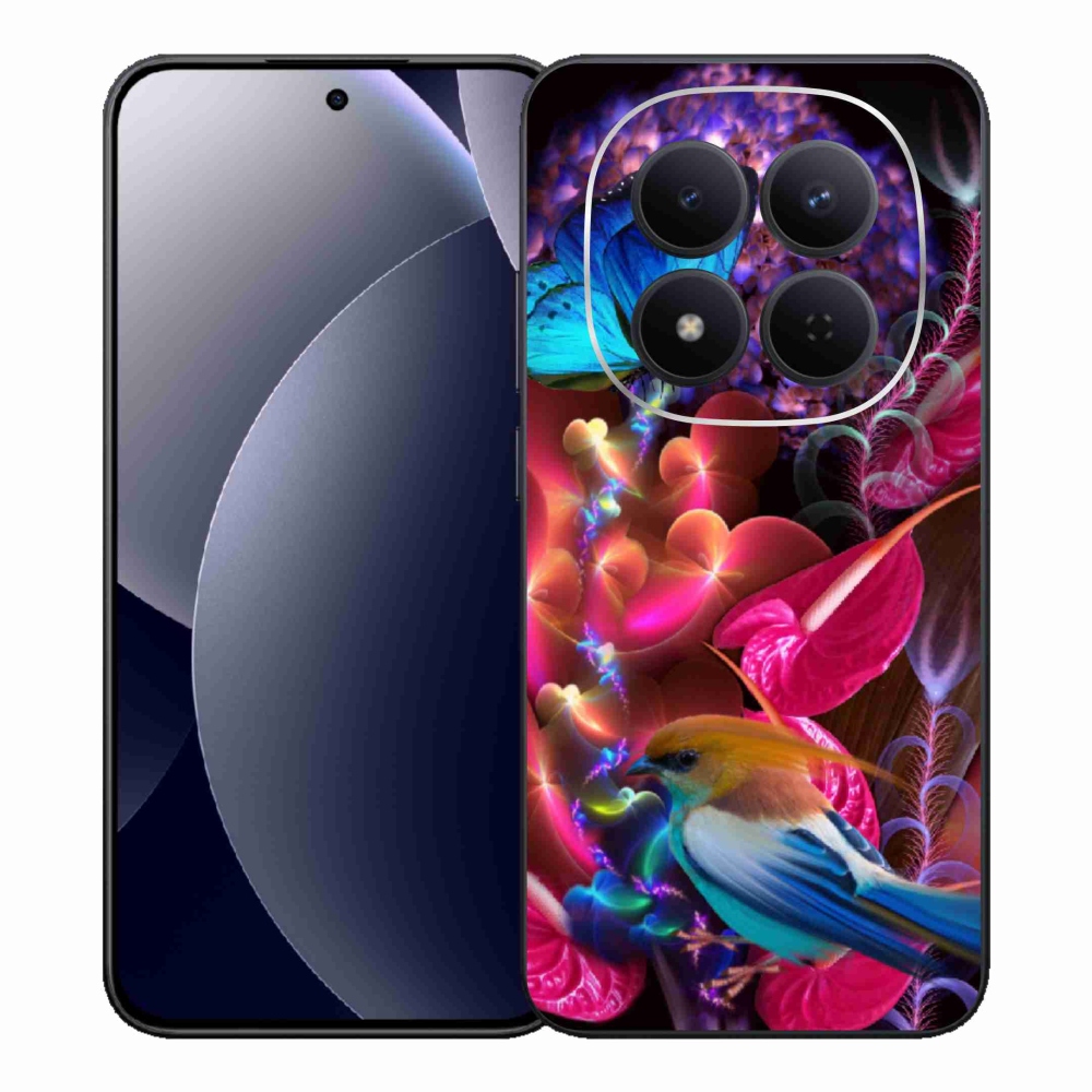 Gélový kryt mmCase na Xiaomi Redmi Note 15 Pro 5G - farebné kvety