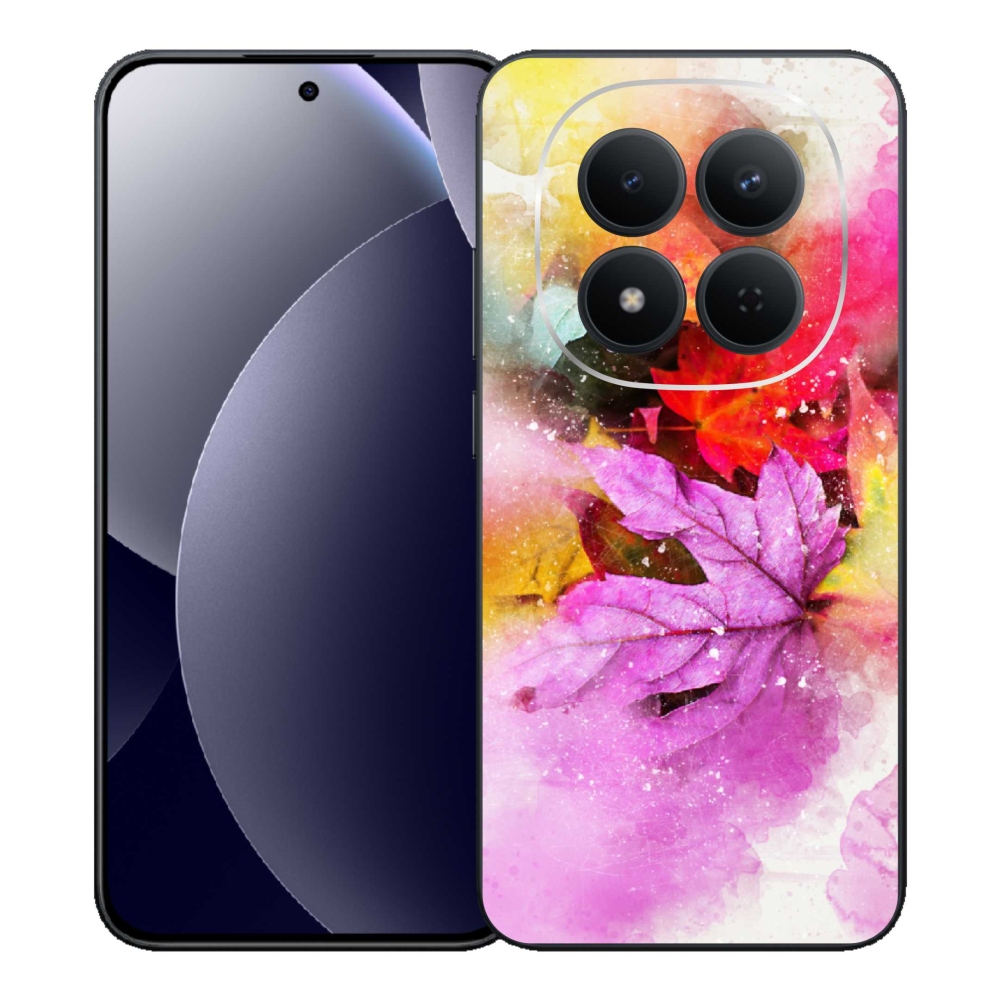 Gélový kryt mmCase na Xiaomi Redmi Note 15 Pro 5G - farebné listy