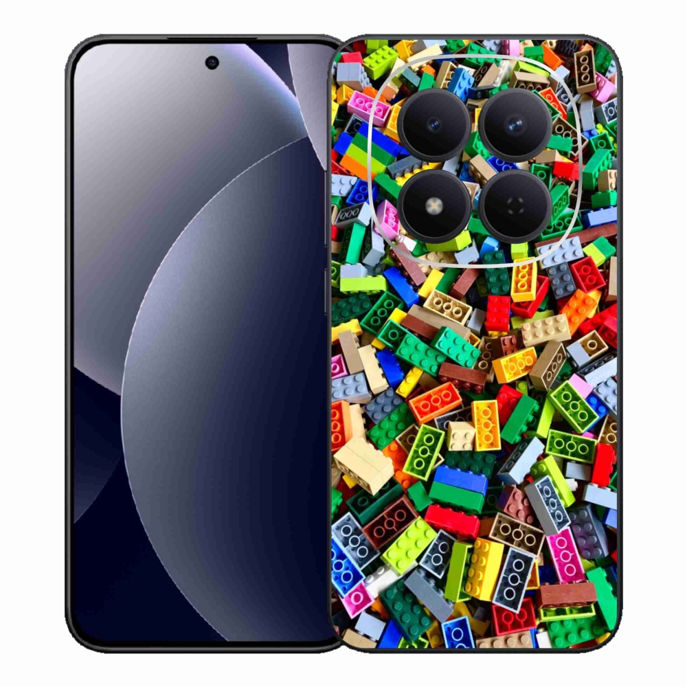 Gélový kryt mmCase na Xiaomi Redmi Note 15 Pro 5G - farebné stavebné kocky