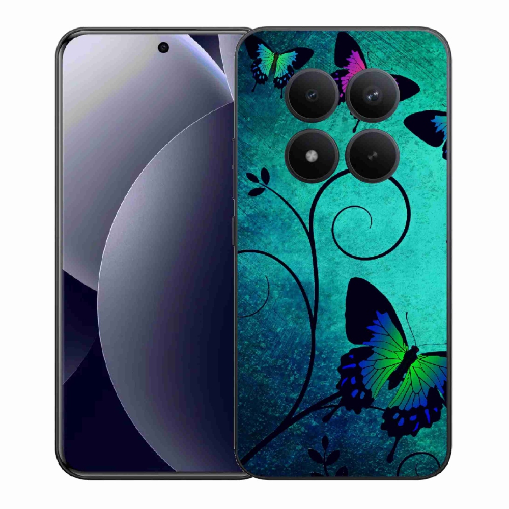 Gélový kryt mmCase na Xiaomi Redmi Note 15 Pro+ 5G/Xiaomi Poco M8 Pro 5G - farební motýle