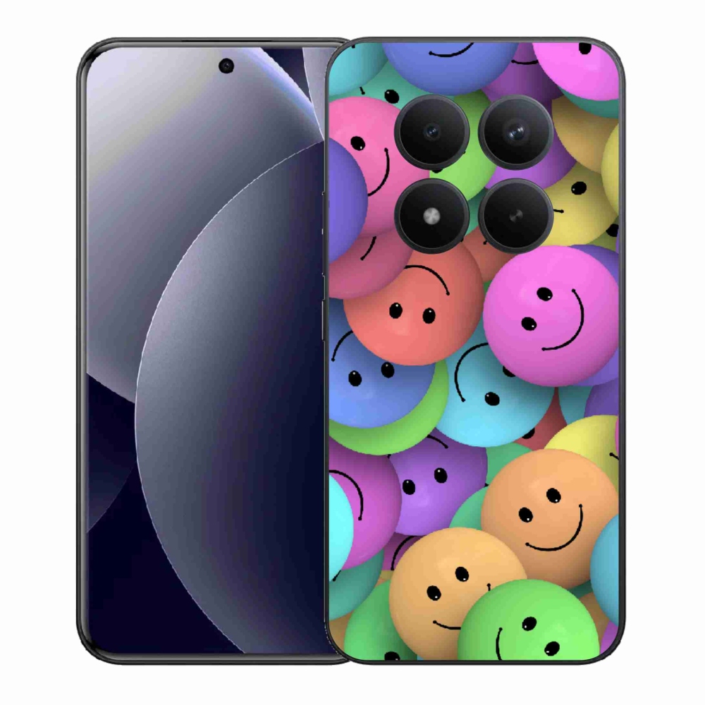 Gélový kryt mmCase na Xiaomi Redmi Note 15 Pro+ 5G/Xiaomi Poco M8 Pro 5G - farební smajlíci