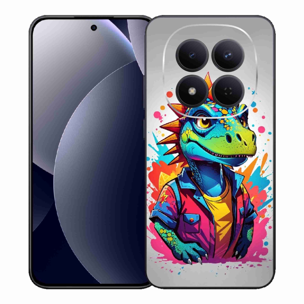 Gélový kryt mmCase na Xiaomi Redmi Note 15 Pro 5G - farebný dinosaurus