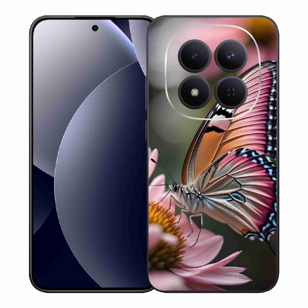 Gélový kryt mmCase na Xiaomi Redmi Note 15 Pro 5G - farebný motýľ