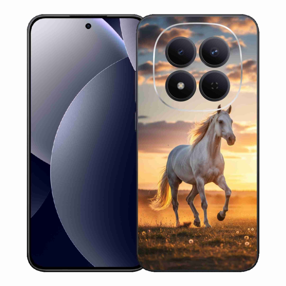 Gélový kryt mmCase na Xiaomi Redmi Note 15 Pro 5G - bežiaci biely kôň 2