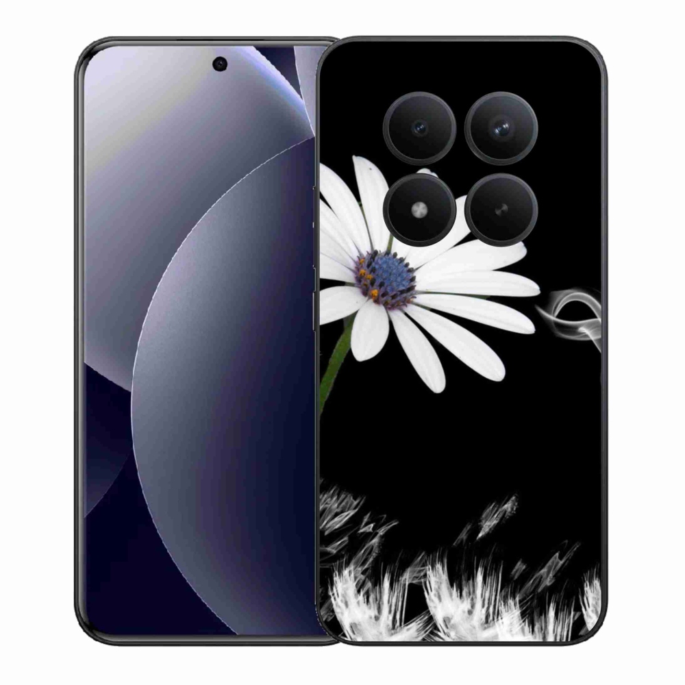 Gélový kryt mmCase na Xiaomi Redmi Note 15 Pro+ 5G/Xiaomi Poco M8 Pro 5G - biela kvetina