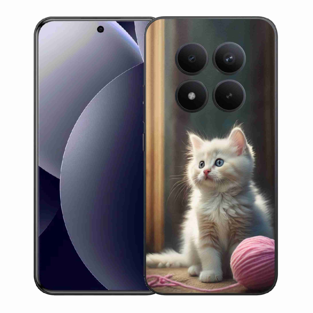 Gélový kryt mmCase na Xiaomi Redmi Note 15 Pro+ 5G/Xiaomi Poco M8 Pro 5G - biele mačiatko 2