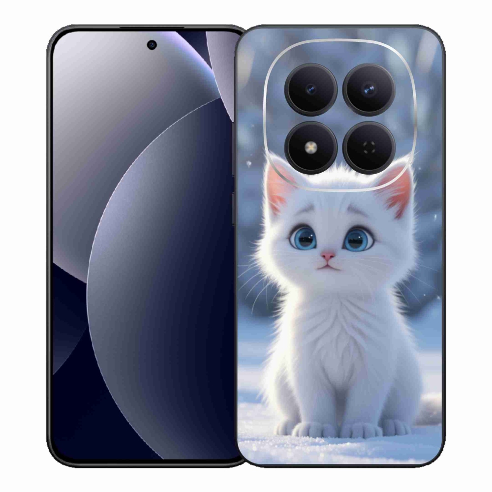 Gélový kryt mmCase na Xiaomi Redmi Note 15 Pro 5G - biele mačiatko 3