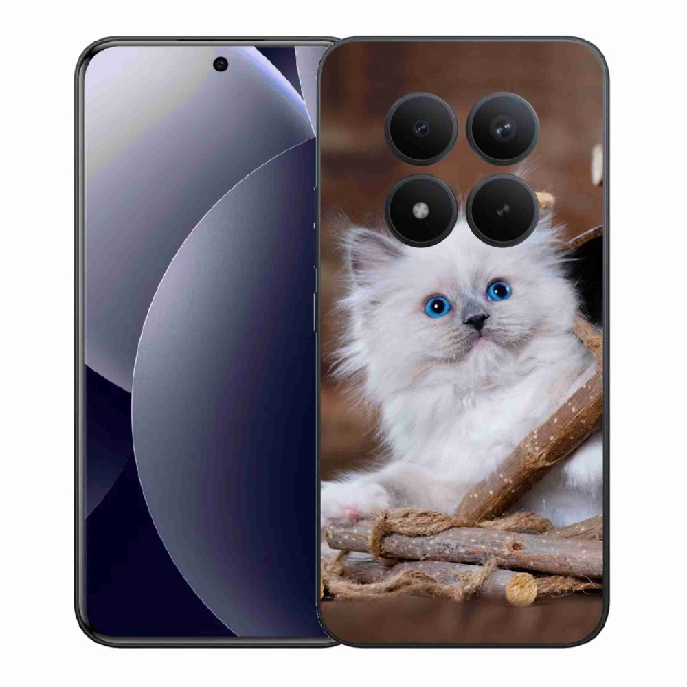 Gélový kryt mmCase na Xiaomi Redmi Note 15 Pro+ 5G/Xiaomi Poco M8 Pro 5G - biele mačiatko