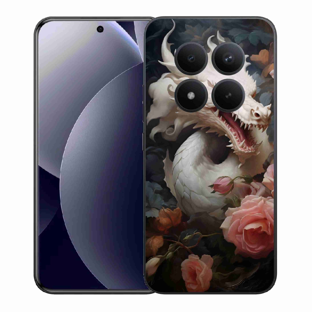 Gélový kryt mmCase na Xiaomi Redmi Note 15 Pro+ 5G/Xiaomi Poco M8 Pro 5G - biely drak