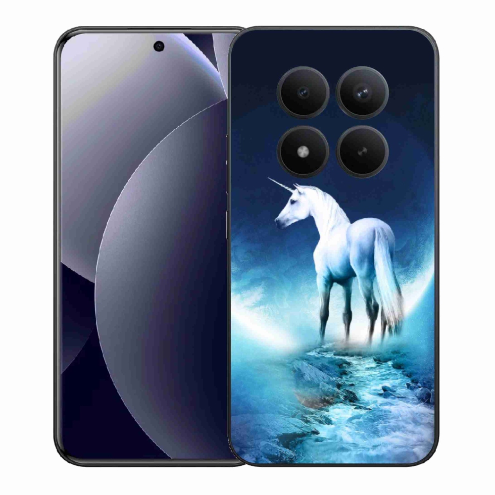 Gélový kryt mmCase na Xiaomi Redmi Note 15 Pro+ 5G/Xiaomi Poco M8 Pro 5G - biely jednorožec