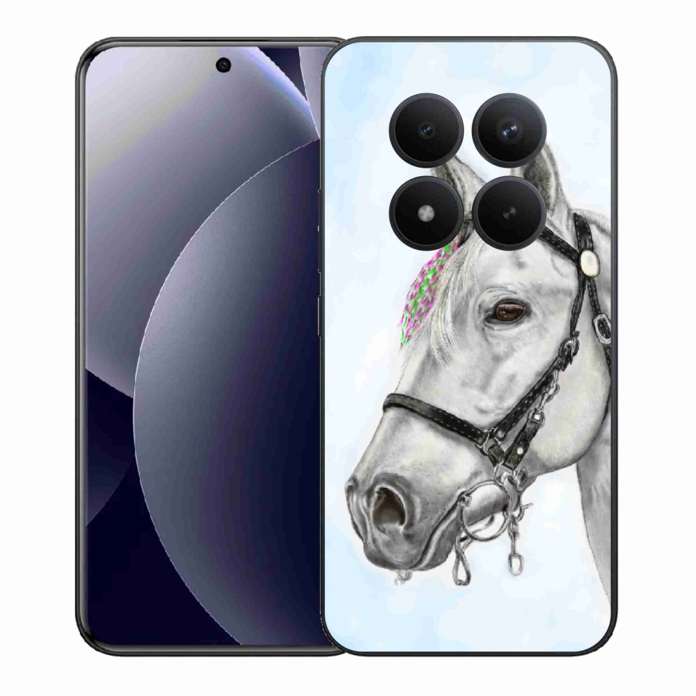 Gélový kryt mmCase na Xiaomi Redmi Note 15 Pro+ 5G/Xiaomi Poco M8 Pro 5G - biely kôň 1