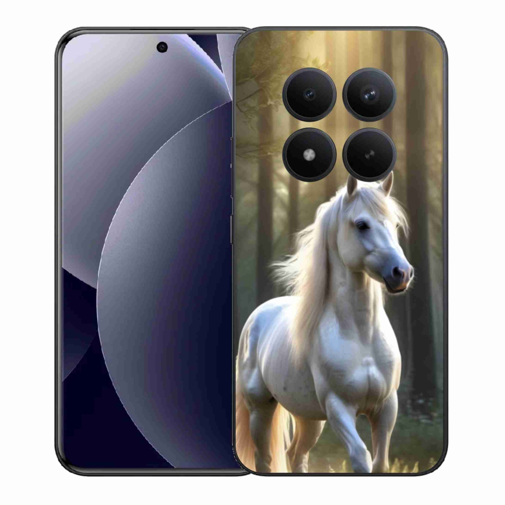 Gélový kryt mmCase na Xiaomi Redmi Note 15 Pro+ 5G/Xiaomi Poco M8 Pro 5G - biely kôň 3