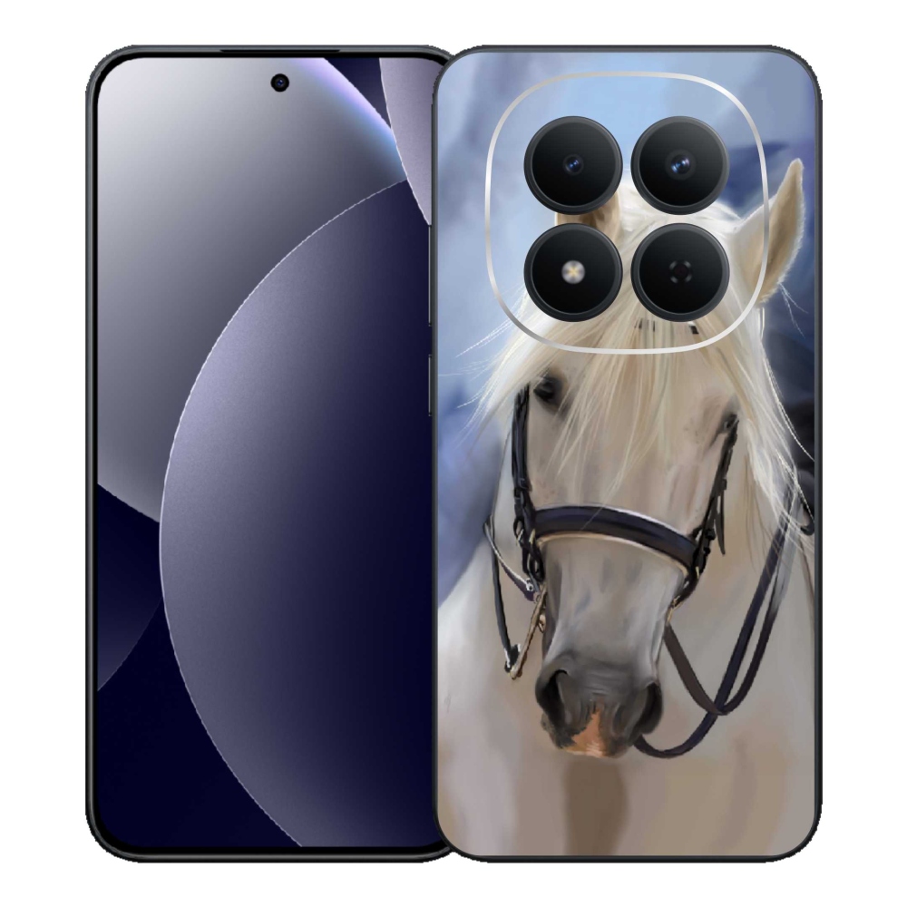 Gélový kryt mmCase na Xiaomi Redmi Note 15 Pro 5G - biely kôň