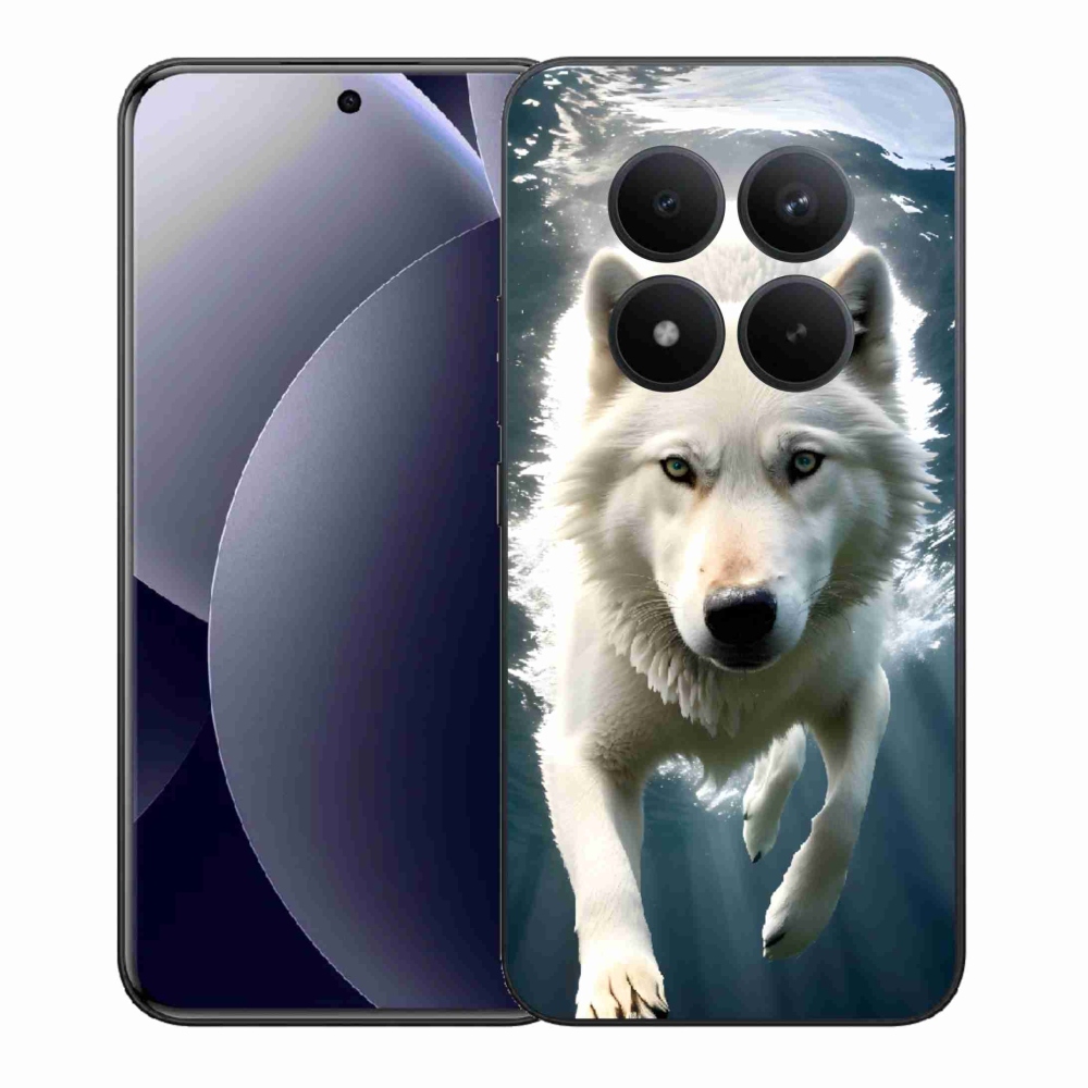 Gélový kryt mmCase na Xiaomi Redmi Note 15 Pro+ 5G/Xiaomi Poco M8 Pro 5G - biely vlk
