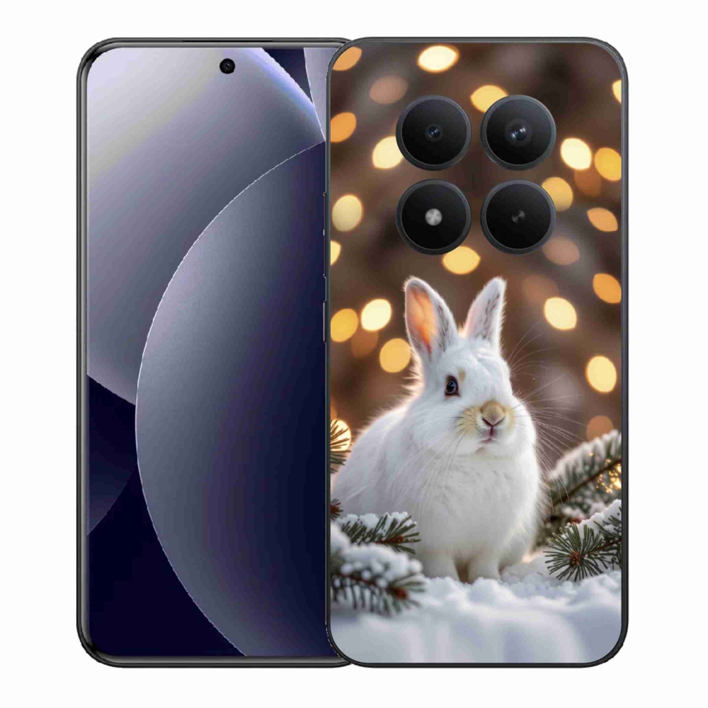 Gélový kryt mmCase na Xiaomi Redmi Note 15 Pro+ 5G - biely zajac