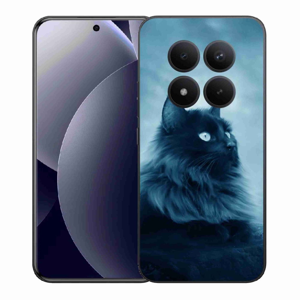 Gélový kryt mmCase na Xiaomi Redmi Note 15 Pro+ 5G/Xiaomi Poco M8 Pro 5G - čierna mačka 1