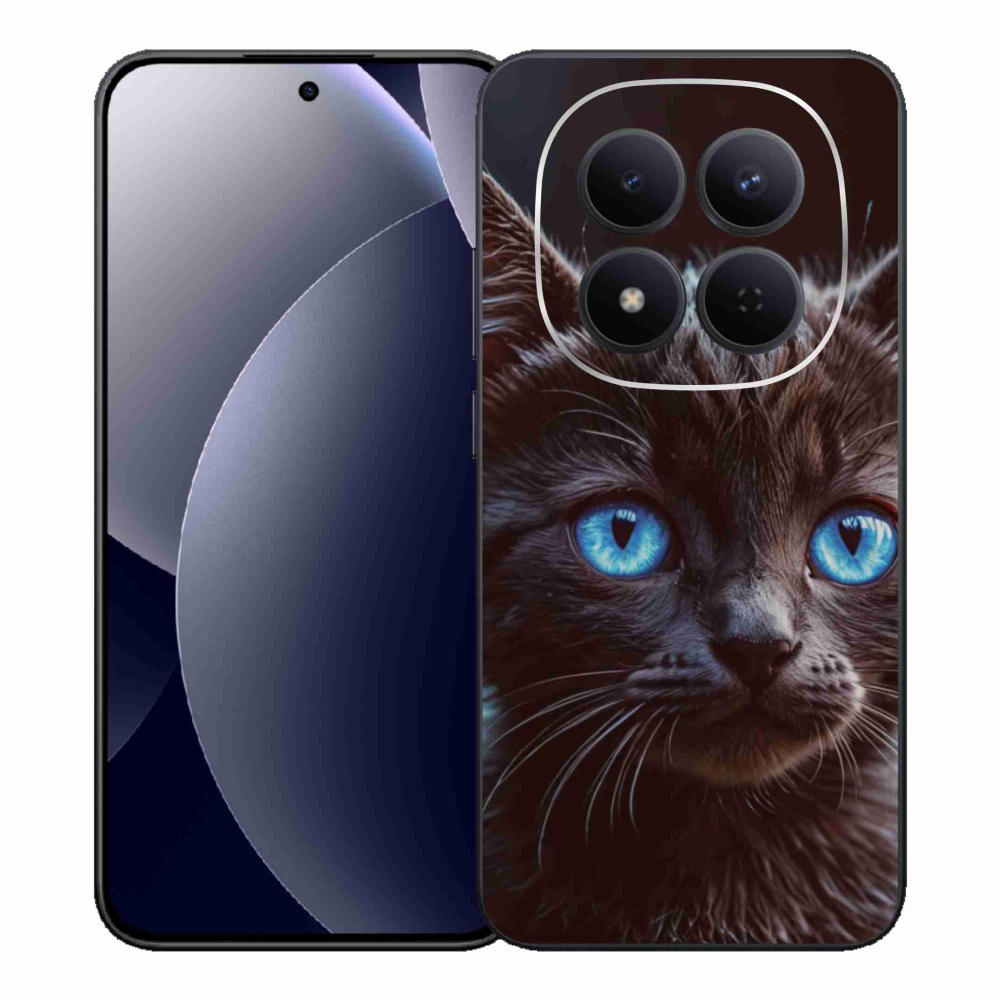 Gélový kryt mmCase na Xiaomi Redmi Note 15 Pro 5G - čierne mačiatko 2