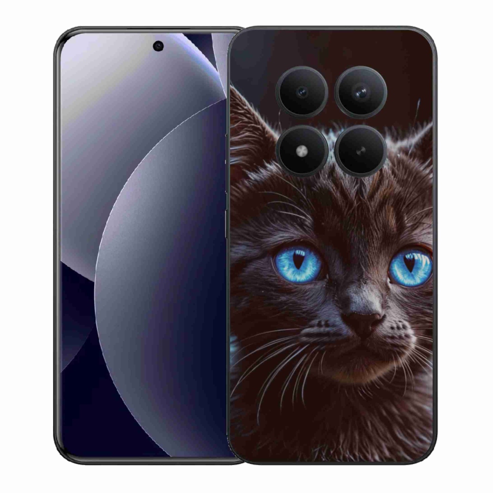 Gélový kryt mmCase na Xiaomi Redmi Note 15 Pro+ 5G/Xiaomi Poco M8 Pro 5G - čierne mačiatko 2