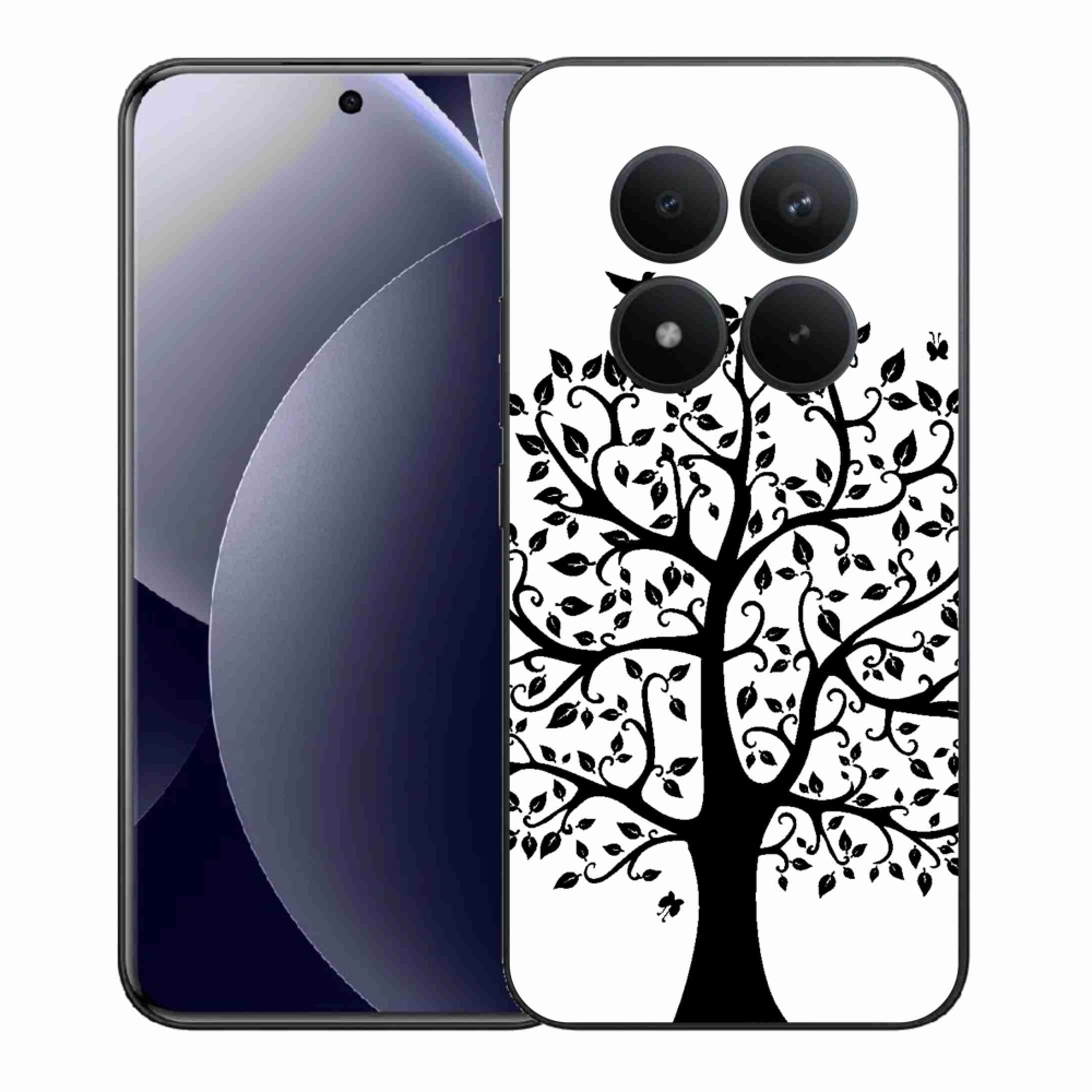 Gélový kryt mmCase na Xiaomi Redmi Note 15 Pro+ 5G/Xiaomi Poco M8 Pro 5G - čiernobiely strom