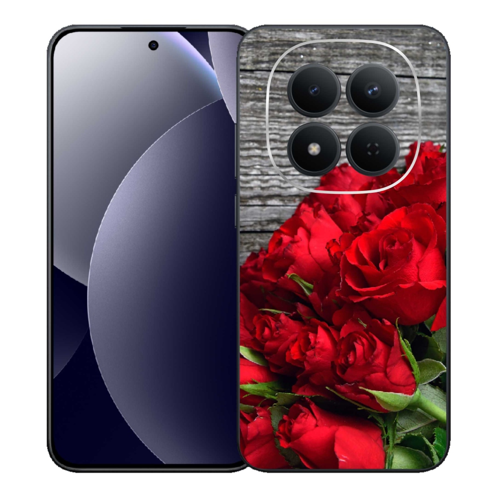 Gélový kryt mmCase na Xiaomi Redmi Note 15 Pro 5G - červené ruže
