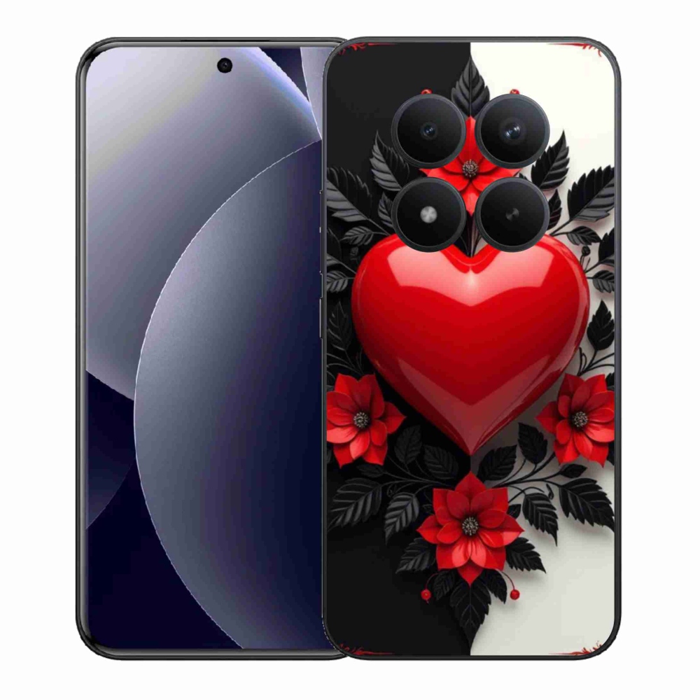Gélový kryt mmCase na Xiaomi Redmi Note 15 Pro+ 5G/Xiaomi Poco M8 Pro 5G - červené srdce
