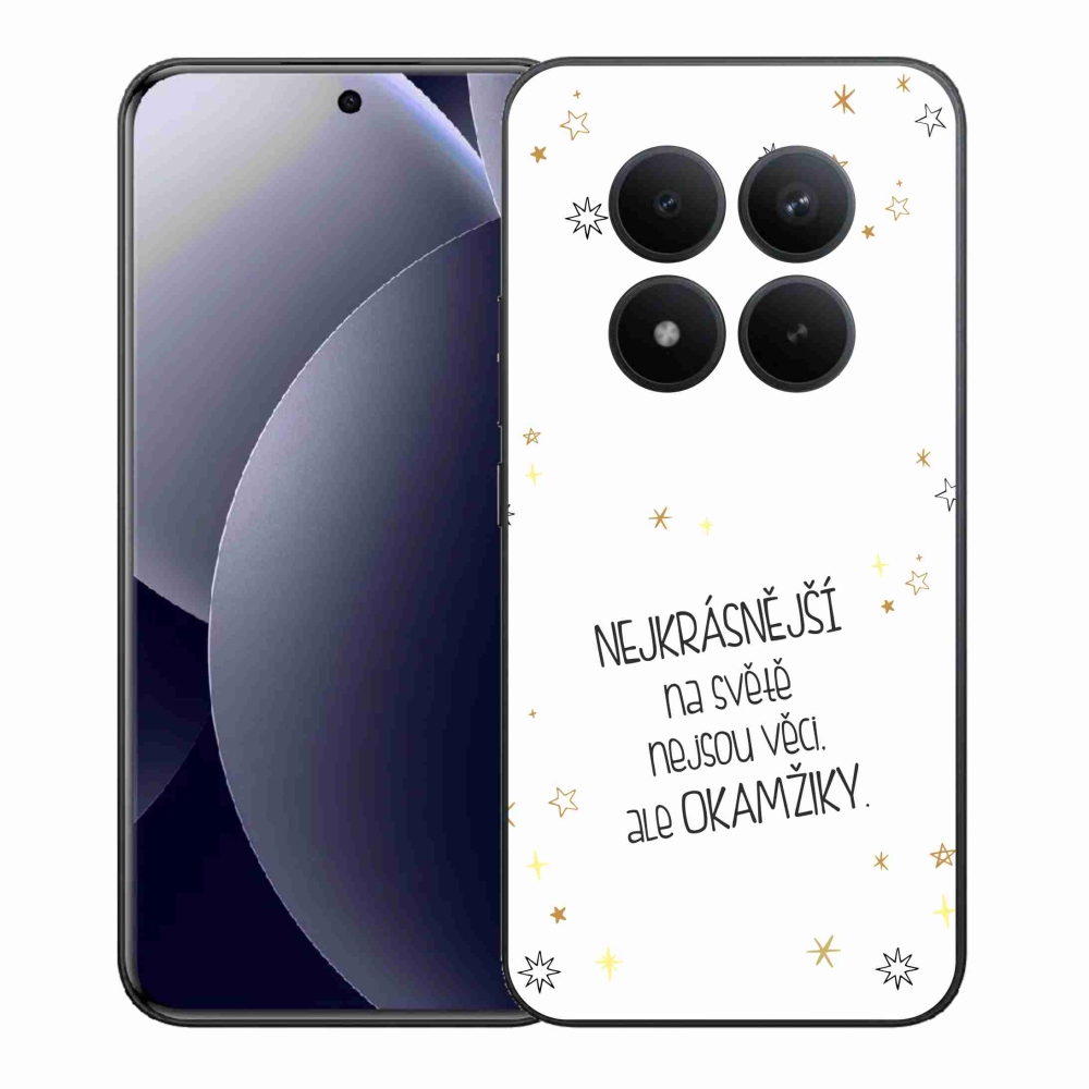 Gélový kryt mmCase na Xiaomi Redmi Note 15 Pro+ 5G/Xiaomi Poco M8 Pro 5G - citát 4 biele pozadie