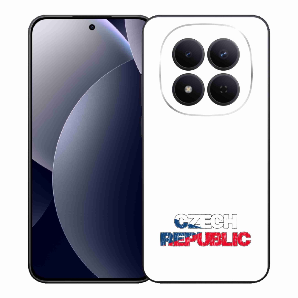 Gélový kryt mmCase na Xiaomi Redmi Note 15 Pro 5G - Czech Republic biele pozadie