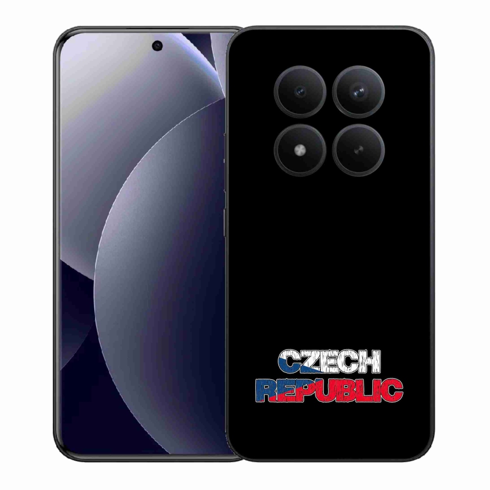 Gélový kryt mmCase na Xiaomi Redmi Note 15 Pro+ 5G/Xiaomi Poco M8 Pro 5G - Slovak Republic čierne pozadie