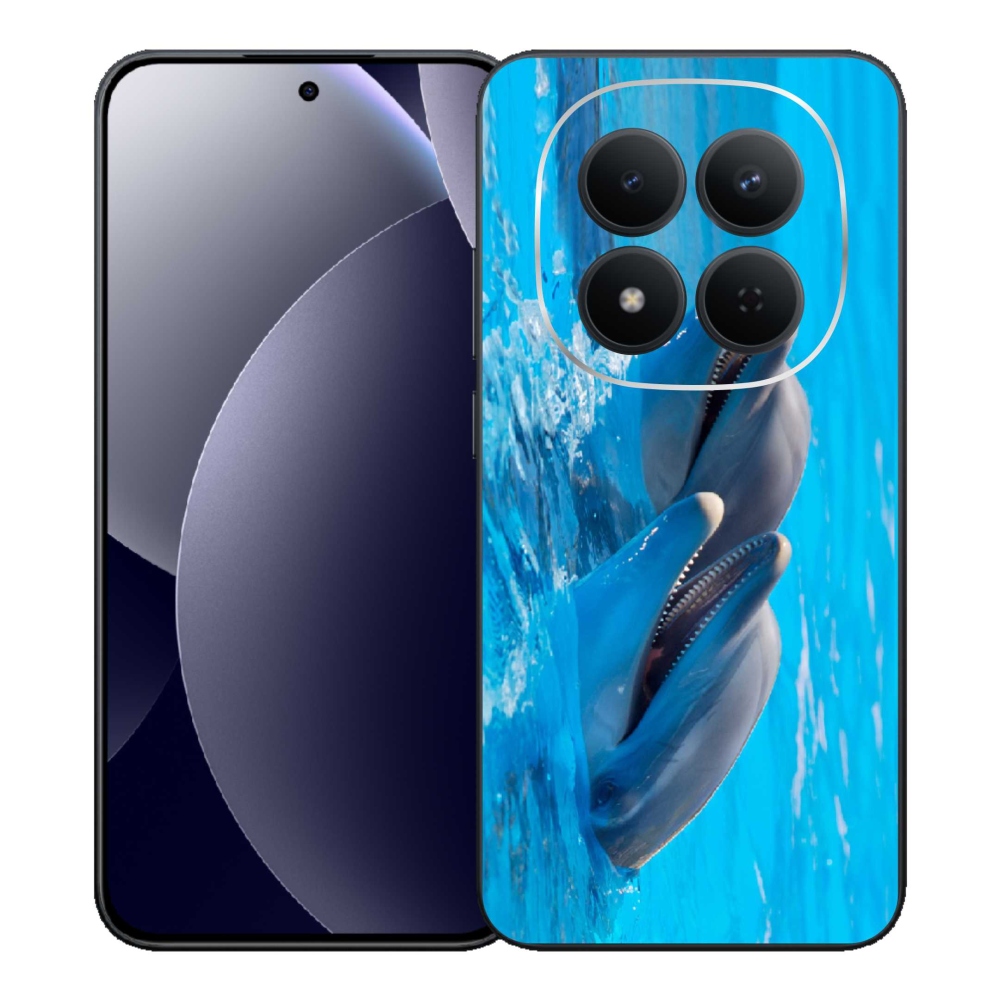 Gélový kryt mmCase na Xiaomi Redmi Note 15 Pro 5G - delfíny