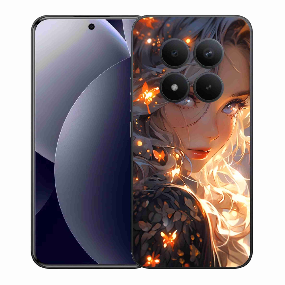 Gélový kryt mmCase na Xiaomi Redmi Note 15 Pro+ 5G/Xiaomi Poco M8 Pro 5G - dievča a motýle