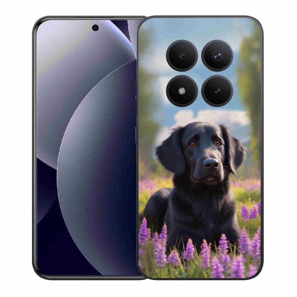 Gélový kryt mmCase na Xiaomi Redmi Note 15 Pro+ 5G - elegantný čierny retriever