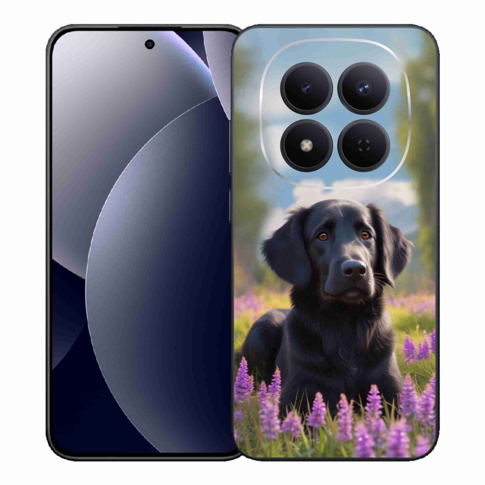Gélový kryt mmCase na Xiaomi Redmi Note 15 Pro 5G - elegantný čierny retriever