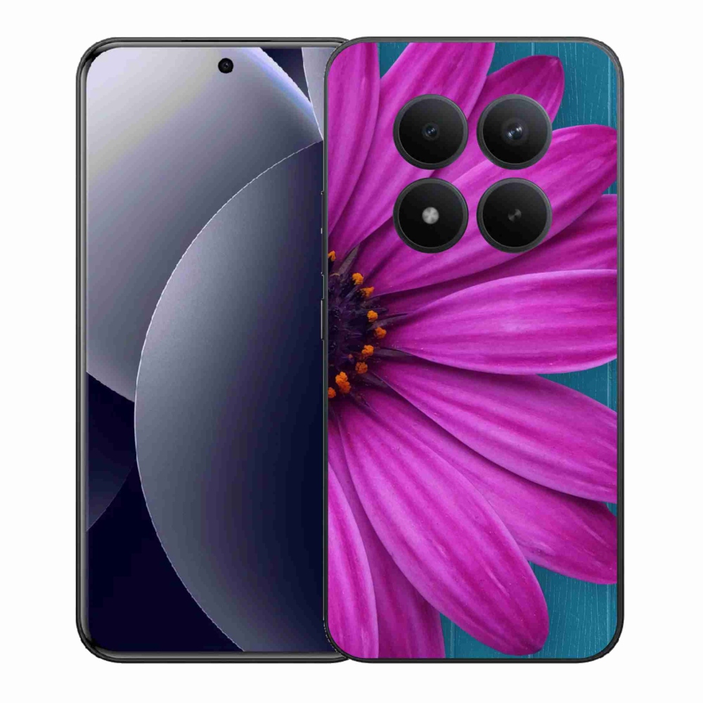 Gélový kryt mmCase na Xiaomi Redmi Note 15 Pro+ 5G/Xiaomi Poco M8 Pro 5G - fialová margaréta