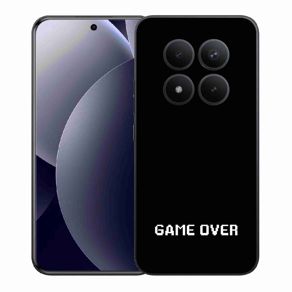 Gélový kryt mmCase na Xiaomi Redmi Note 15 Pro+ 5G/Xiaomi Poco M8 Pro 5G - game over čierne pozadie
