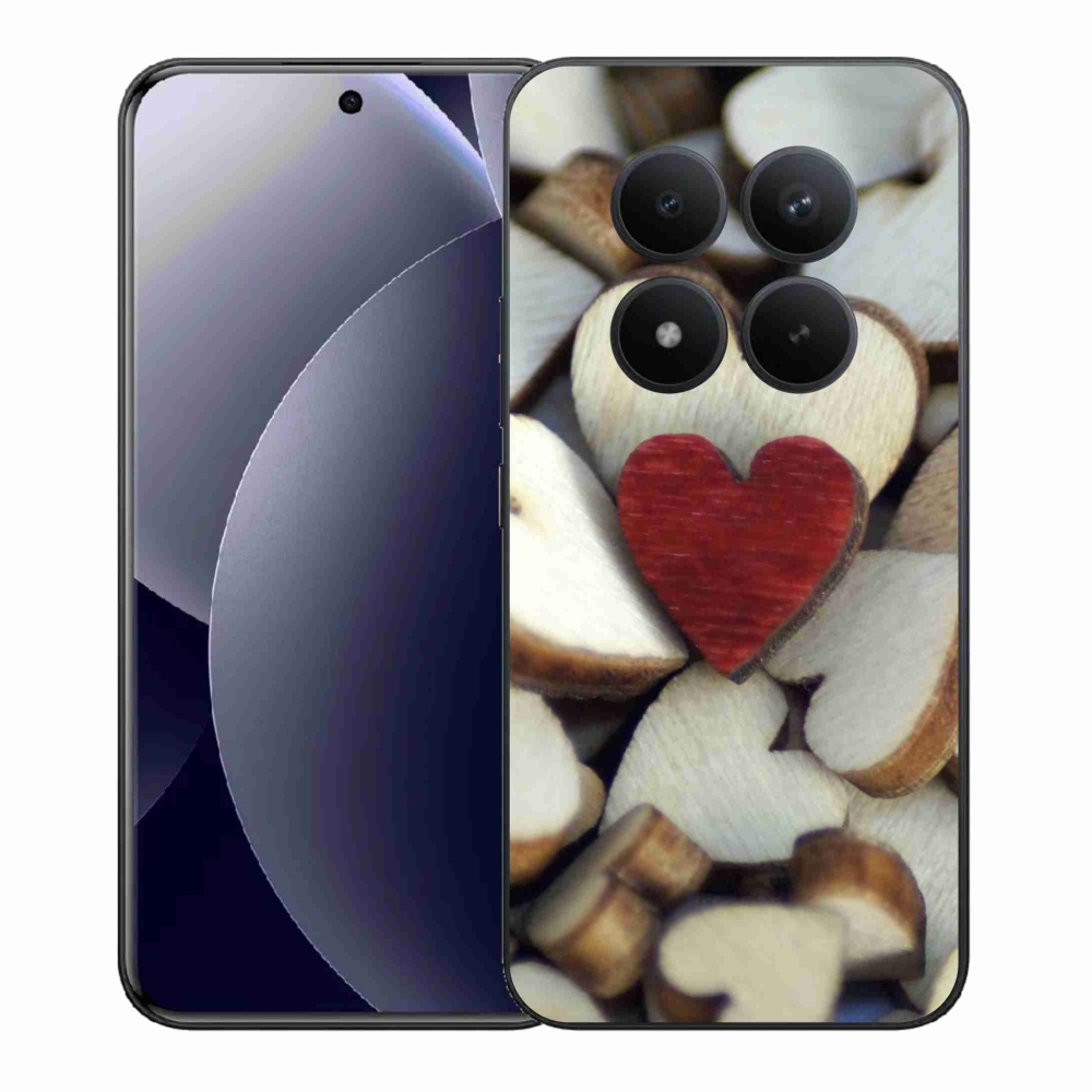Gélový kryt mmCase na Xiaomi Redmi Note 15 Pro+ 5G/Xiaomi Poco M8 Pro 5G - gravírované červené srdce