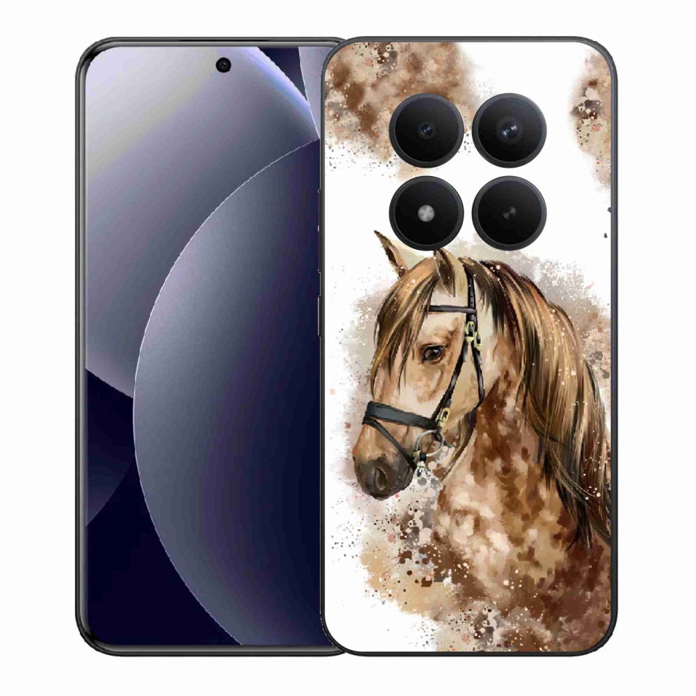 Gélový kryt mmCase na Xiaomi Redmi Note 15 Pro+ 5G/Xiaomi Poco M8 Pro 5G - hnedý kreslený kôň