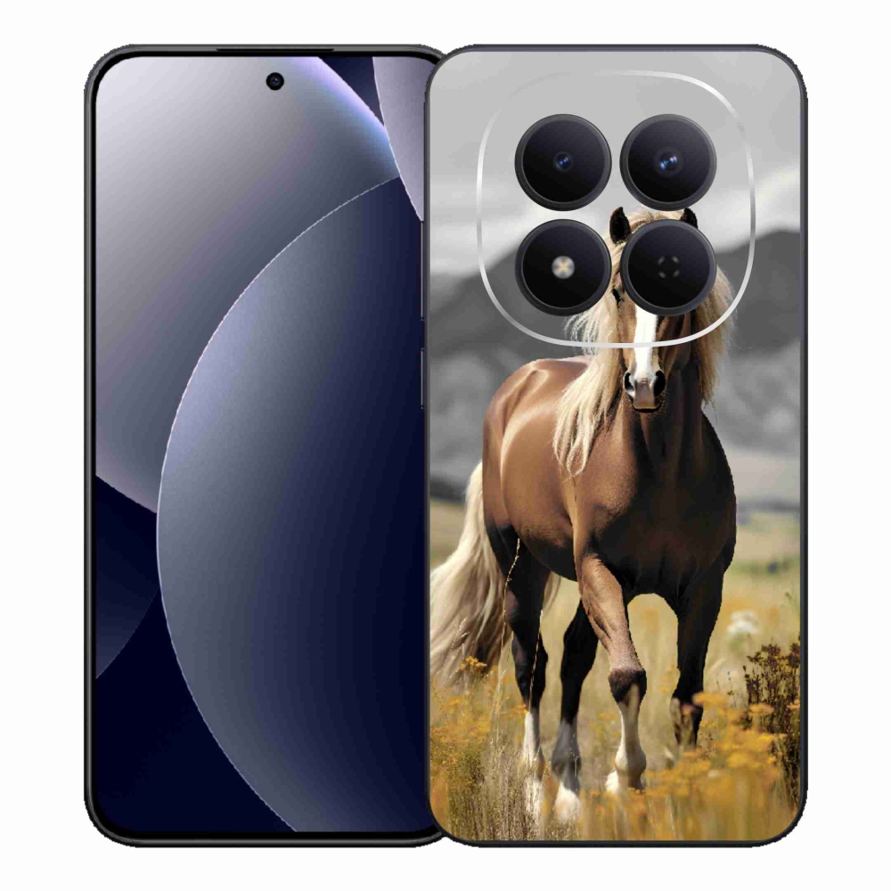 Gélový kryt mmCase na Xiaomi Redmi Note 15 Pro 5G - hnedý kôň 1