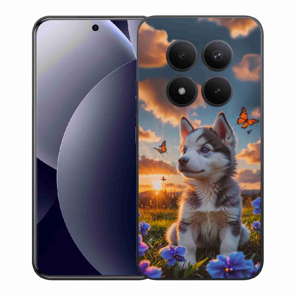 Gélový kryt mmCase na Xiaomi Redmi Note 15 Pro+ 5G - husky pri západe slnka