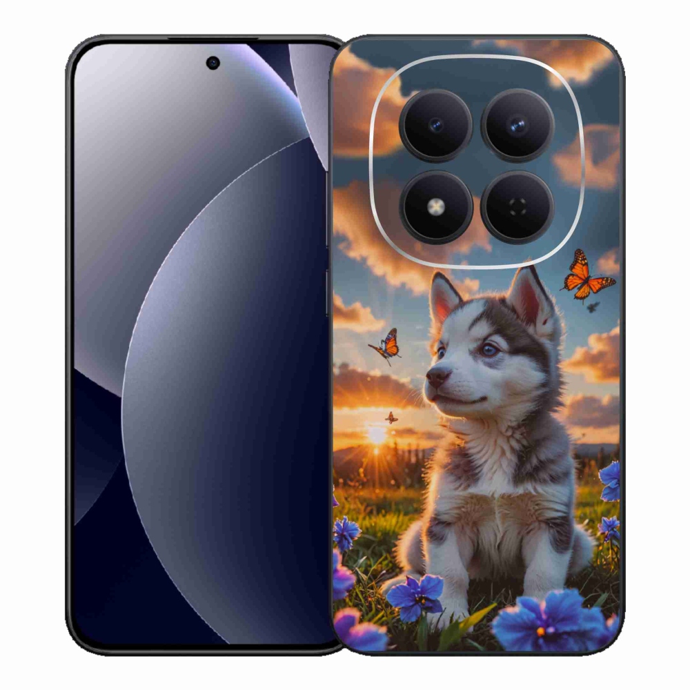 Gélový kryt mmCase na Xiaomi Redmi Note 15 Pre 5G - husky pri západe slnka