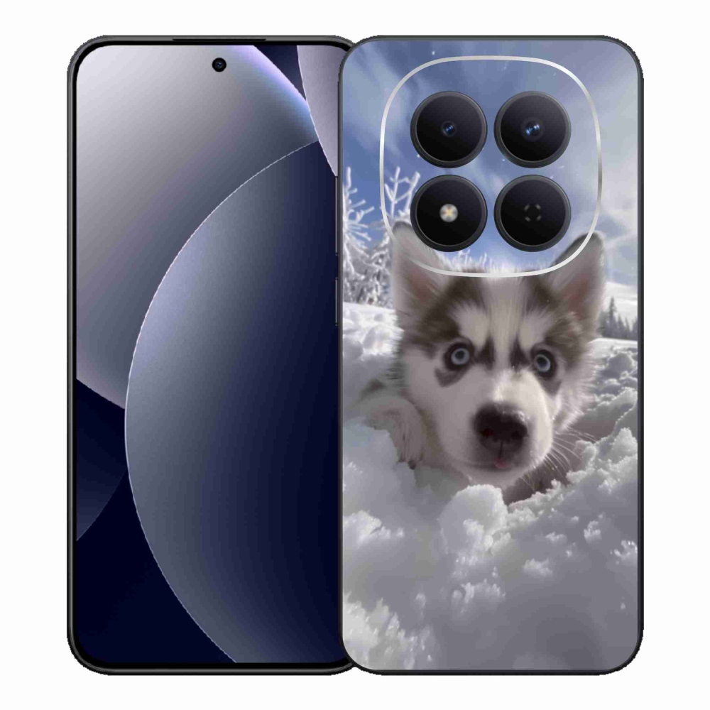 Gélový kryt mmCase na Xiaomi Redmi Note 15 Pro 5G - husky v snehu